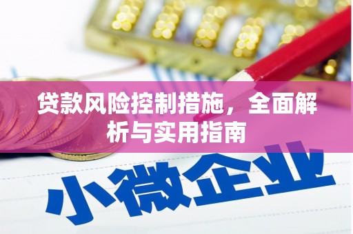 谢岗贷款风险控制措施，全面解析与实用指南