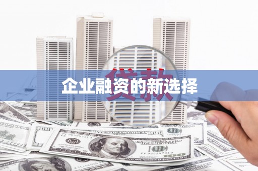 谢岗企业融资的新选择
