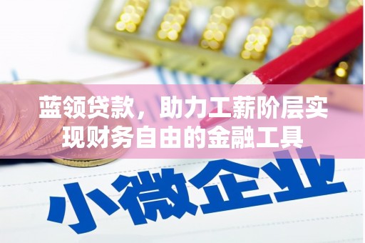 谢岗蓝领贷款，助力工薪阶层实现财务自由的金融工具