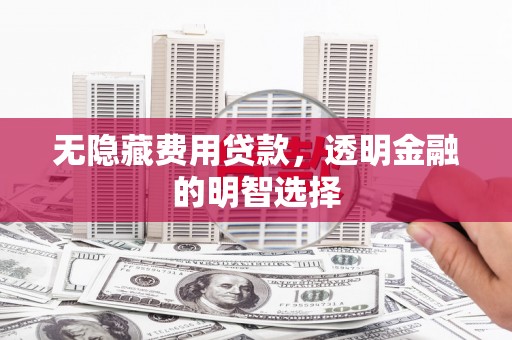 谢岗无隐藏费用贷款，透明金融的明智选择