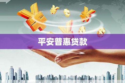 谢岗平安普惠贷款