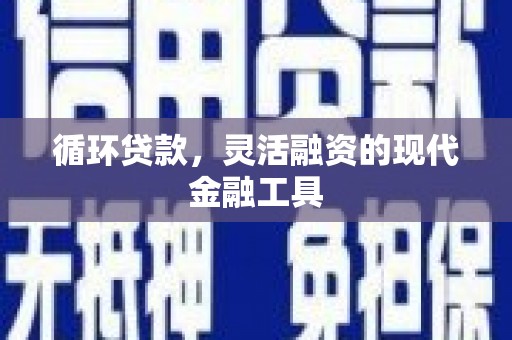 谢岗循环贷款，灵活融资的现代金融工具