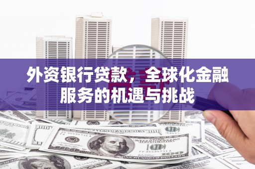 谢岗外资银行贷款，全球化金融服务的机遇与挑战