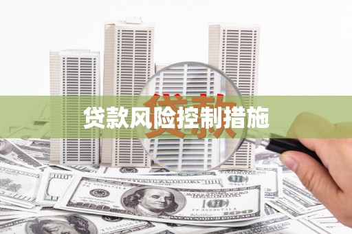 谢岗贷款风险控制措施